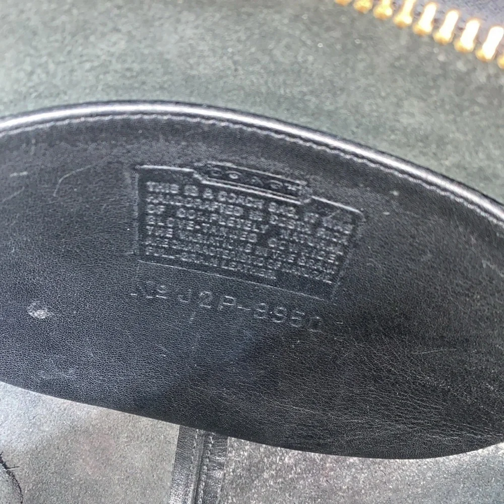 Coach Janice 9950 Black Leather Shoulder Bag